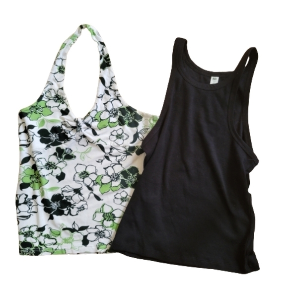 2 tank top 1 BP ribbed tee, 1 reitmans petite - Picture 1 of 5
